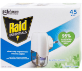 Raid Essentials elektrischer Zerstäuber mit Nachfüllflüssigkeit gegen Stechmücken 45 Nächte 27 ml