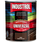 Industrol S2013 universell glänzende Deckfarbe für Metall und Holz, 2320 kaffeebraun, 750 ml