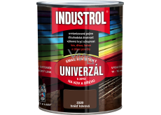 Industrol S2013 universell glänzende Deckfarbe für Metall und Holz, 2320 kaffeebraun, 750 ml