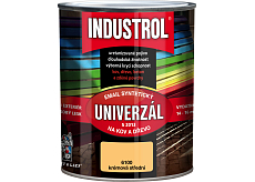 Industrol S2013 universell glänzende Oberfarbe für Metall und Holz, 6100 mittleres Creme, 750 ml