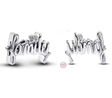 Charm Sterlingové stříbro 925 Family - rodina, symbol jednoty, domova a blízkosti, přívěsek na náramek rodina