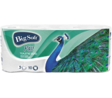 Big Soft Pfau Toilettenpapier 3-lagig, 10 Stück