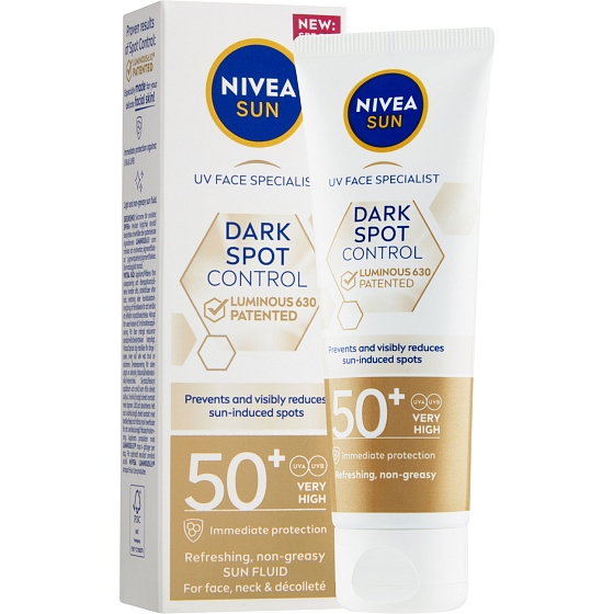 Nivea Sun OF 50+ Luminous630 Gesichtscreme zum Sonnenbaden, 40 ml