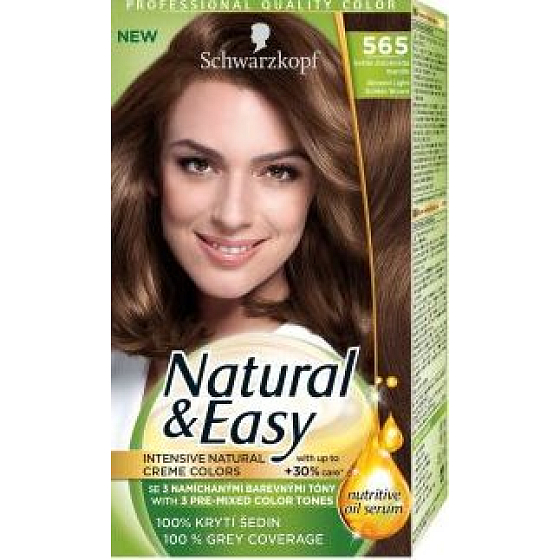 Schwarzkopf Natural & Easy Haarfarbe 565 Hellgoldener Zimt