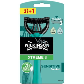 Wilkinson Xtreme 3 Sensitive Comfort Einwegrasierer 3 Klingen 4 Stück