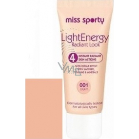 Miss Sports Light Energy Make-up, das 002 für normale und trockene Haut strahlt