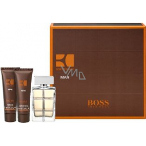 Hugo Boss Orange Men EdT 60 ml Eau de Toilette + Duschgel 50 ml + After Shave Balsam 50 ml, Geschenkset