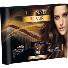 Gliss Kur Ultimate Repair Shampoo 250 ml + Balsam 200 ml + Behandlung 100 ml, Kosmetikset Gliss Kur Ultimate Repair Shampoo 250 ml + Balsam 200 ml + Behandlung 100 ml, Kosmetikset