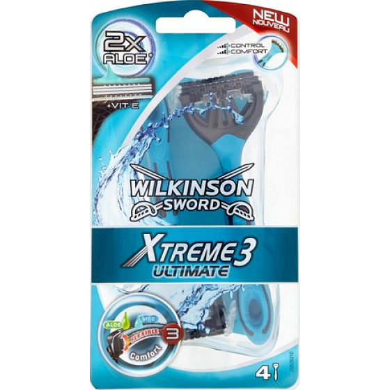 Wilkinson Xtreme Ultimate 3 Rasierer für Männer 4 Stück