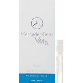 Mercedes-Benz Sport Eau de Toilette für Männer 1,5 ml mit Spray, Fläschchen