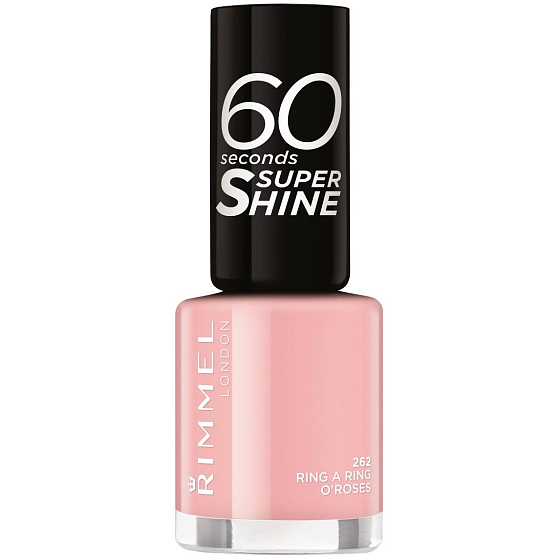 Rimmel London 60 Sekunden Super Shine Nagellack Nagellack 262 Ring A Ring O Rosen 8 ml