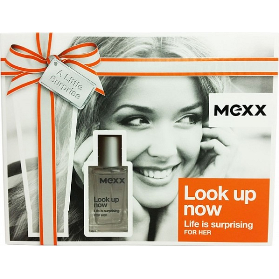 Mexx Look Up Now für ihr Eau de Toilette 15 ml + Körperlotion 50 ml, Geschenkset
