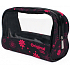 Albi Original Kosmetiktasche mit Fenster Rosa Blumen 19 x 13 x 9 cm