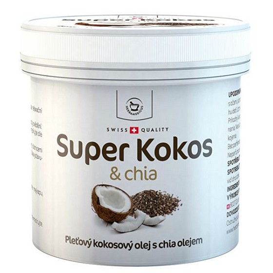Herbamedicus Super Coconut mit Chia-Gesichtsöl 150 ml