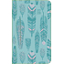 Albi Diary 2018 wöchentliche Tasche Student Türkis Federn 9,5 cm × 15,5 cm × 1,1 cm