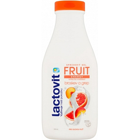 Lactovit Fruit Energy Pfirsich und Grapefruit Duschgel, 500 ml