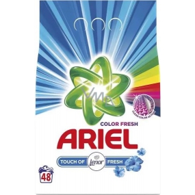 Ariel Fresh Touch of Lenor Color Waschpulver für farbige und weiße Wäsche 48 Dosen 3,6 kg