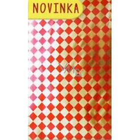 Nekupto Cellophan Beutel 20 x 35 cm Weihnachtsrot CP 174 30