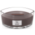 WoodWick Suede & Sandalwood - Duftkerze aus Wildleder-Sandelholz mit breitem Holzdocht und Deckel 453 g
