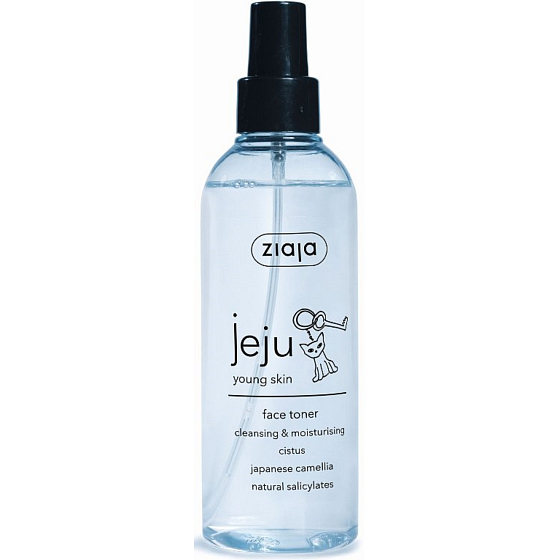 Ziaja Jeju Hautreinigungs-Tonic-Spray mit entzündungshemmender und antibakterieller Wirkung 200 ml