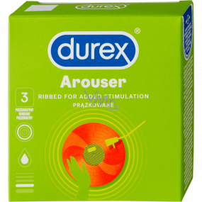 Durex Arouser Kondom, Nennweite 53 mm 3 Stück