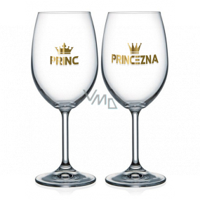 Nekupto Paar Weingläser Prince und Princess 2 x 440 ml
