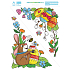 Bogen Osteraufkleber, Fensterfolie ohne Klebeecke Hase und Eier 33 x 24 cm