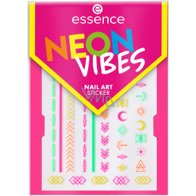Essence Neon Vibes Nagelsticker in Neonfarben 1 Blatt