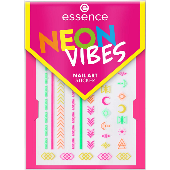 Essence Neon Vibes Nagelsticker in Neonfarben 1 Blatt