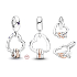 Charms Sterling Silber 925 Herz voller Herzen, 3in1 Liebesarmband Anhänger