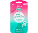 Wilkinson Quattro Intuition Smooth Sensitive Rasierer für Frauen 3 Stück