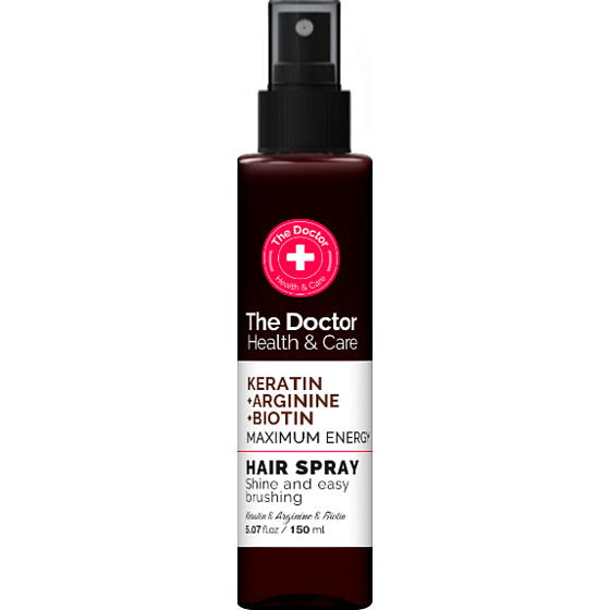 The Doctor Health & Care Keratin + Arginine + Biotin Maximum Energy Energiespray für feines Haar 150 ml