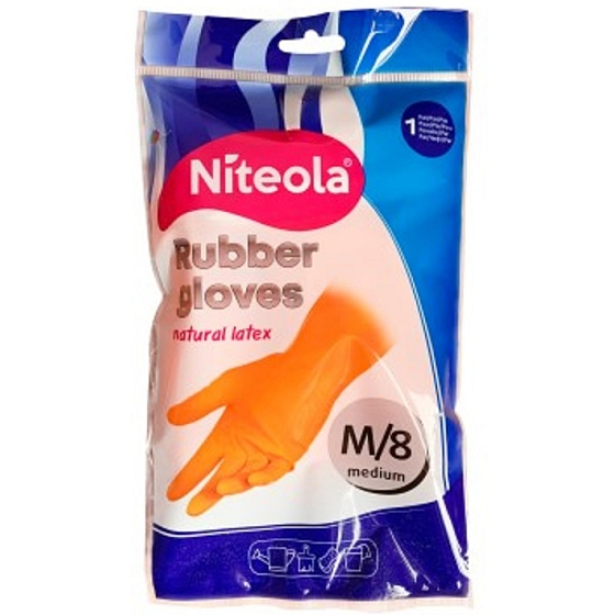 Niteola Handschuhe aus Gummi Größe M/8 1 Paar