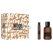 Dsquared2 Wood Original Eau de Parfum für Herren 100 ml + Eau de Parfum 10 ml Mini, Geschenkset
