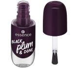 Essence Gelový lak na nehty 84 Black Plum & Done 8 ml