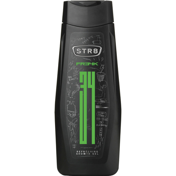 STR8 FR34K Duschgel für Männer, 400 ml