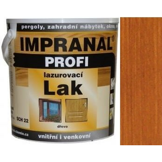 Impranal Profi Verglasungslack Dickschicht für Holzoberflächen im Außen- und Innenbereich SCH 22 Golden Oak 2,5 l