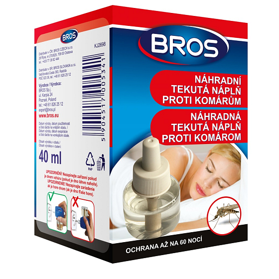 Bros Electric Vaporizer gegen Fliegen und Mücken füllen 40 ml nach