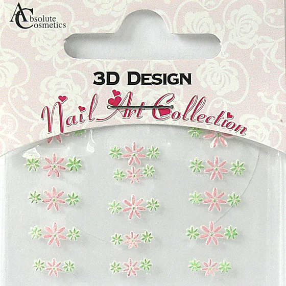 Absolute Cosmetics Nail Art 3D Nagelaufkleber 24903 1 Blatt