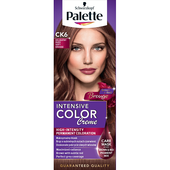 Schwarzkopf Palette Intensive Farbe Creme Haarfarbe CK6 Weich rotbraun