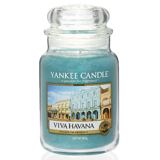 Yankee Candle Viva Havana - Es lebe die Duftkerze von Havanna Klassisches großes Glas 623 g