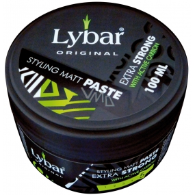 Lybar Styling Mattierende Haarpaste extra stark straffend mit Aktivkohle 100 ml