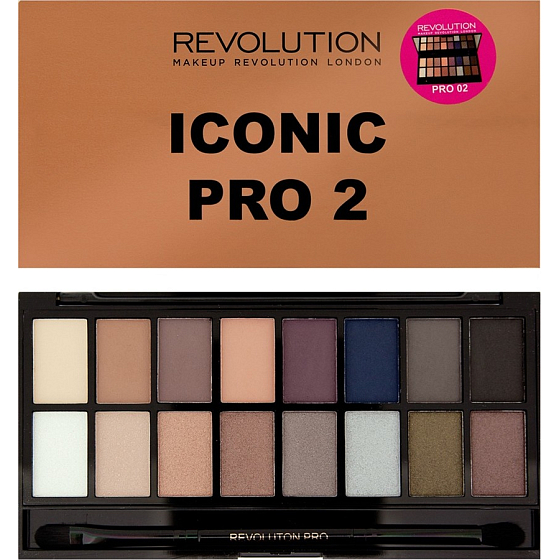 Makeup Revolution Iconic Pro 2 Lidschatten-Palette 16 g