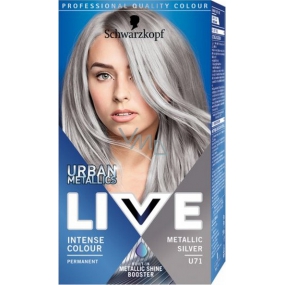 Schwarzkopf Live Urban Metallics Haarfarbe U71 Metallic Silber