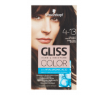 Schwarzkopf Gliss Color Haarfarbe 4-13 Cool dunkelbraun 2 x 60 ml