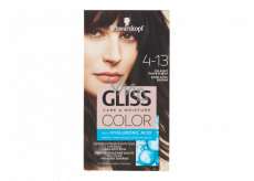 Schwarzkopf Gliss Color Haarfarbe 4-13 Cool dunkelbraun 2 x 60 ml