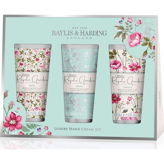 Baylis & Harding Royal Garden Handcreme 3 x 50 ml, Kosmetikset