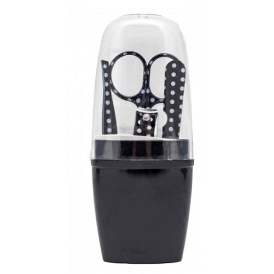 Zazie Spotty Maniküre Set schwarz 4 Stück