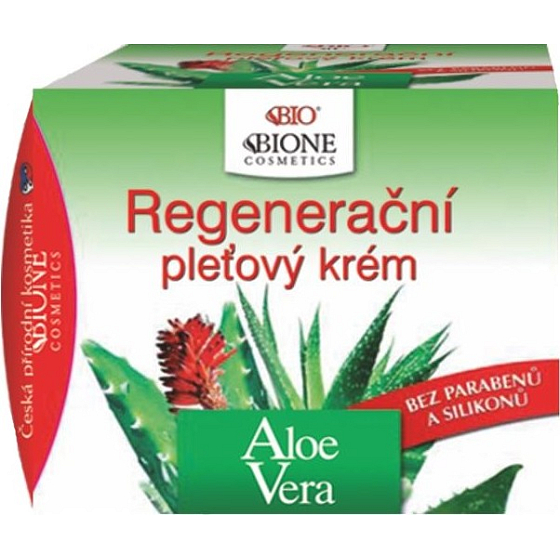 Bione Cosmetics Aloe Vera regenerierende Hautcreme für alle Hauttypen 51 ml