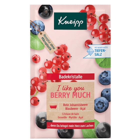 Kneipp Ich mag dich Beere Viel Badesalz 60 g